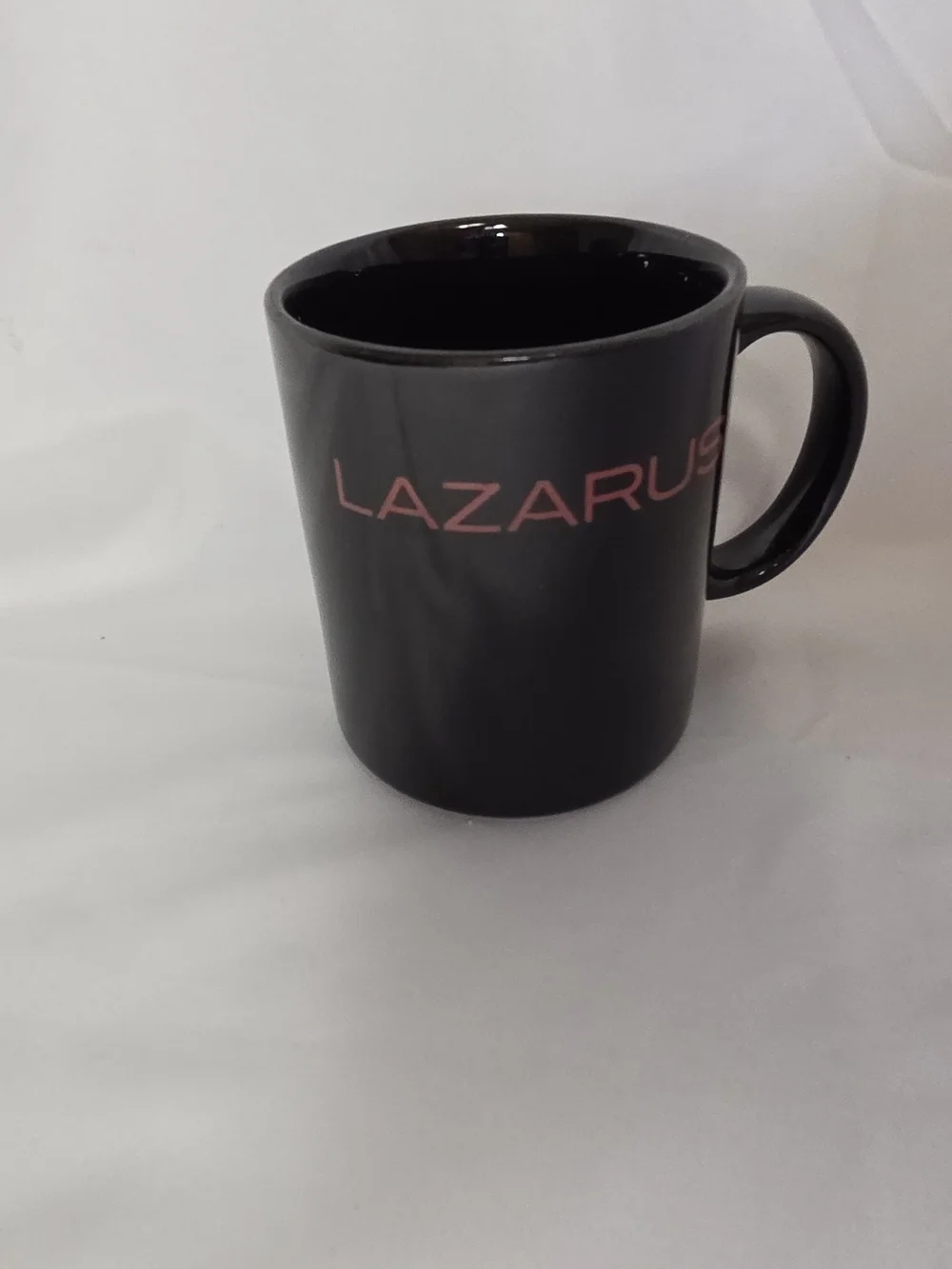 Vintage Lazarus Black Ceramic Coffee Mug‎